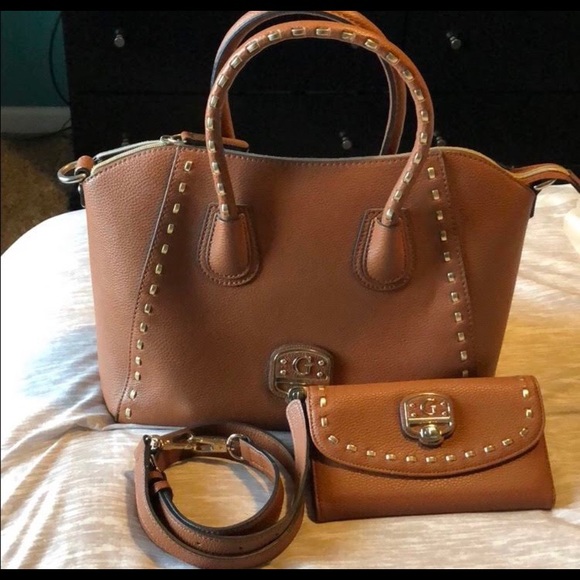 guess bag and wallet set